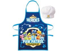 Kids Euroswan Dětská zástěra Paw Patrol Heroes s čepicí