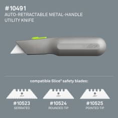 SLICE Samozatahovací univerzální nůž s kovovou rukojetí
