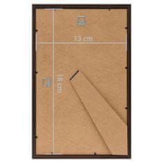 Greatstore Fotorámečky koláž 5 ks na zeď nebo stůl černé 13 x 18 cm MDF