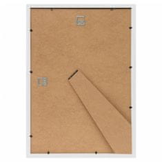 Greatstore Fotorámečky koláž 5 ks na zeď nebo stůl bílé 18 x 24 cm MDF