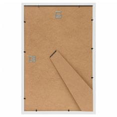 Greatstore Fotorámečky koláž 5 ks na zeď nebo stůl bílé 28 x 35 cm MDF