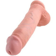 King Cock 11" dildo, růžové, 28 cm