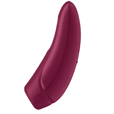 Satisfyer Curvy 1+ tlakový vibrátor, červený