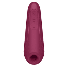 Satisfyer Curvy 1+ tlakový vibrátor, červený