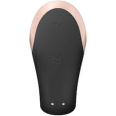 Satisfyer Double Love parní vibrátor, černý