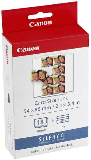 Canon papír KC-18IL + ink (18ks/22 x 17,3mm) (7740A001)