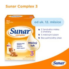 Sunar Complex 3 batolecí mléko, 6 x 600 g