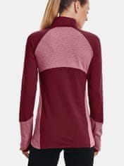 Under Armour Mikina UA ColdGear 1/2 Zip-RED XS