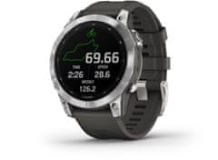 Garmin fenix 7, Silver, Graphite Band