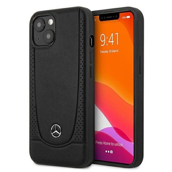 MERCEDES MEHCP13SARMBK hard silikonové pouzdro iPhone 13 Mini 5.4" black Urban Line