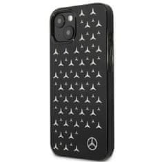 MERCEDES MEHCP13SESPBK hard silikonové pouzdro iPhone 13 Mini 5.4" black Silver Stars Pattern