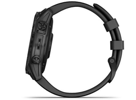 vysoce výkonné chytré hodinky vlajkové smartwatchChytré hodinky Garmin fénix 7 Sapphire Solar safírové sklíčko titanové tělo titan Power Sapphire, solární nabíjení unikátní displej smart watch, pokročilé, outdoorové, sportovní, odolné, dlouhá výdrž baterie, hudební přehrávač dlouhá výdrž baterie, hudební přehrávač dlouhá výdrž baterie, voděodolné, odolné, tvrzené sklo, safírové sklo, vojenský standard