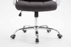 BHM Germany Kancelářská židle Mikos, syntetická kůže, hnědá