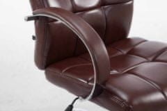 BHM Germany Kancelářská židle Mikos, syntetická kůže, červenohnědá