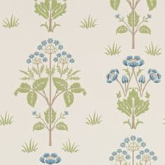 MORRIS & CO. Tapeta MEADOW SWEET 210348, kolekce ARCHIVE WALLPAPERS, cornflower leaf