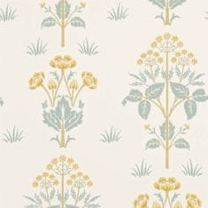 MORRIS & CO. Tapeta MEADOW SWEET 210349, kolekce ARCHIVE WALLPAPERS, gold slate