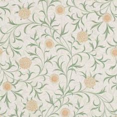 MORRIS & CO. Tapeta SCROLL 210365, kolekce ARCHIVE WALLPAPERS, thyme pear