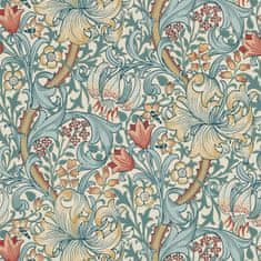 MORRIS & CO. Tapeta GOLDEN LILY 210401, kolekce ARCHIVE WALLPAPERS, slate manila