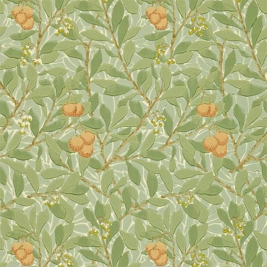 MORRIS & CO. Tapeta ARBUTUS 210408, kolekce COMPENDIUM I & II, green terracotta