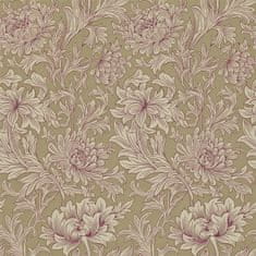 MORRIS & CO. Tapeta CHRYSANTHEMUM TOILE 210416, kolekce COMPENDIUM I & II, grape bronze