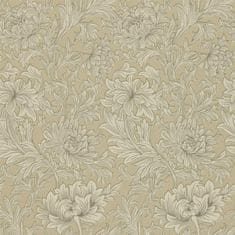 MORRIS & CO. Tapeta CHRYSANTHEMUM TOILE 210417, kolekce COMPENDIUM I & II, ivory gold