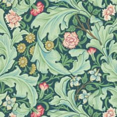 MORRIS & CO. Tapeta LEICESTER 212541, kolekce ARCHIVE WALLPAPERS, woad sage