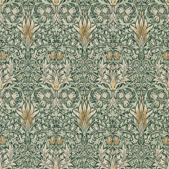 MORRIS & CO. Tapeta SNAKESHEAD 216427, kolekce ARCHIVE WALLPAPERS, forrest thyme