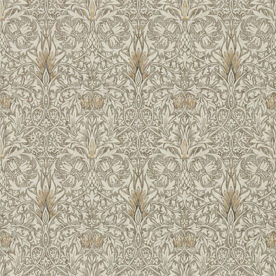 MORRIS & CO. Tapeta SNAKESHEAD 216430, kolekce ARCHIVE WALLPAPERS, stone cream