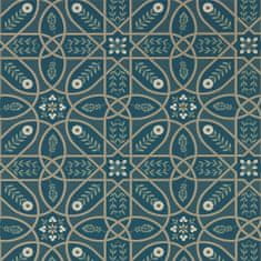 MORRIS & CO. Tapeta BROPHY TRELLIS 216699, kolekce MORRIS MELSETTER, deep teal