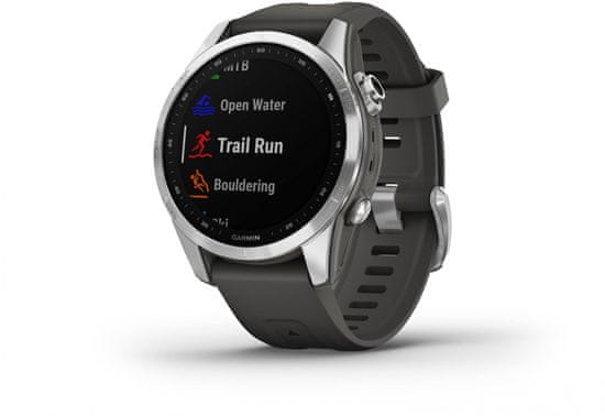 Garmin fenix 7S, Silver, Graphite Band