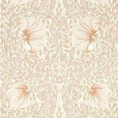 MORRIS & CO. Tapeta PIMPERNEL 217064, kolekce ARCHIVE WALLPAPERS, cochineal pink