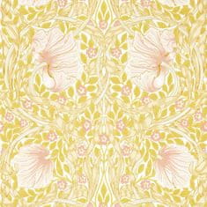 MORRIS & CO. Tapeta PIMPERNEL 217065, kolekce ARCHIVE WALLPAPERS, sunflower pink