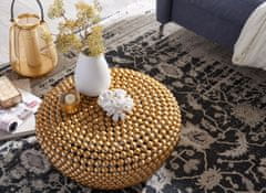 Bruxxi Konfereční stolek Juhana, 60 cm, zlatá