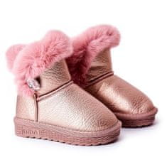 Sněhové boty s fleecovou podšívkou velikost 21