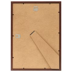 Greatstore Fotorámečky koláž 5 ks na zeď nebo stůl hnědé 29,7 x 42 cm MDF