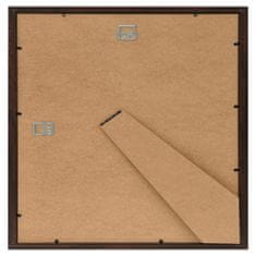 Greatstore Fotorámečky koláž 3 ks na zeď nebo stůl černé 20 x 20 cm MDF