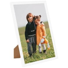 Greatstore Fotorámečky koláž 5 ks na zeď nebo stůl bílé 29,7 x 42 cm MDF