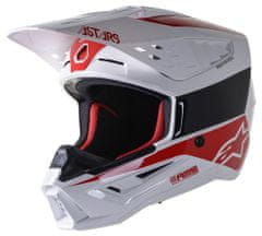 Alpinestars HELMA SM5 BOND WT/RD (8303422-2032-M) 8303422-2032-M