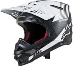 Alpinestars HELMA SM10 DYNO BK/WT (8301019-1301-XS) 8301019-1301-XS