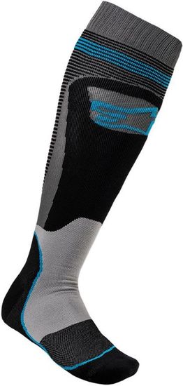 Alpinestars SOCK MX PLUS1 BK/CY (4701820-1079-L2X) 4701820-1079-L2X