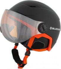 Blizzard Lyžařská přilba Blizzard DOUBLE VISOR BL/OR 60-63