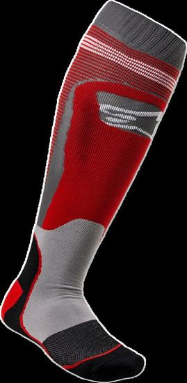 Alpinestars SOCK MX PLUS1 RD/GY (4701820-318-SM) 4701820-318-SM