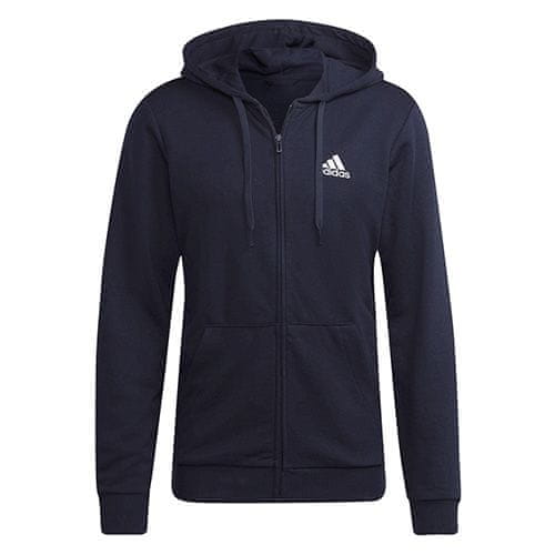 Adidas Pánská mikina , M BL FT FZ HD | GK9045 | LEGINK/WHITE | M