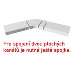 Mikawi Koleno s volitelným úhlem pro větrací potrubí 110x55 mm MIKAWI 59-1340