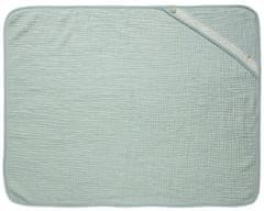 Bebe-jou Mušelínový ručník s kapucí Pure Cotton Green