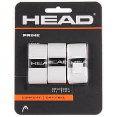 Head Prime 3 overgrip omotávka 0,55 mm bílá Balení: 3 ks