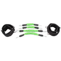 Merco Leg Trainer Set odporové gumy sada zelená