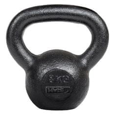 HMS Litinový kettlebell KZG08 8 kg, černý