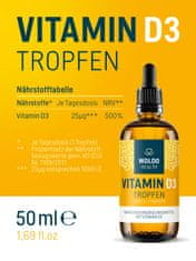 WoldoHealth® Vitamín D3 1000 IU 50ml