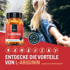 WoldoHealth® L-Arginin HCL 120 kapslí